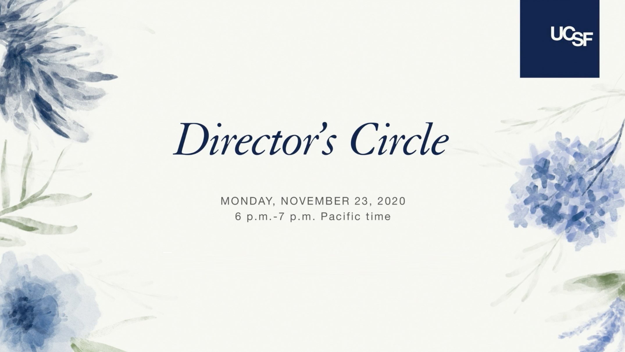 Director's Circle Video 2020 - Hold screen