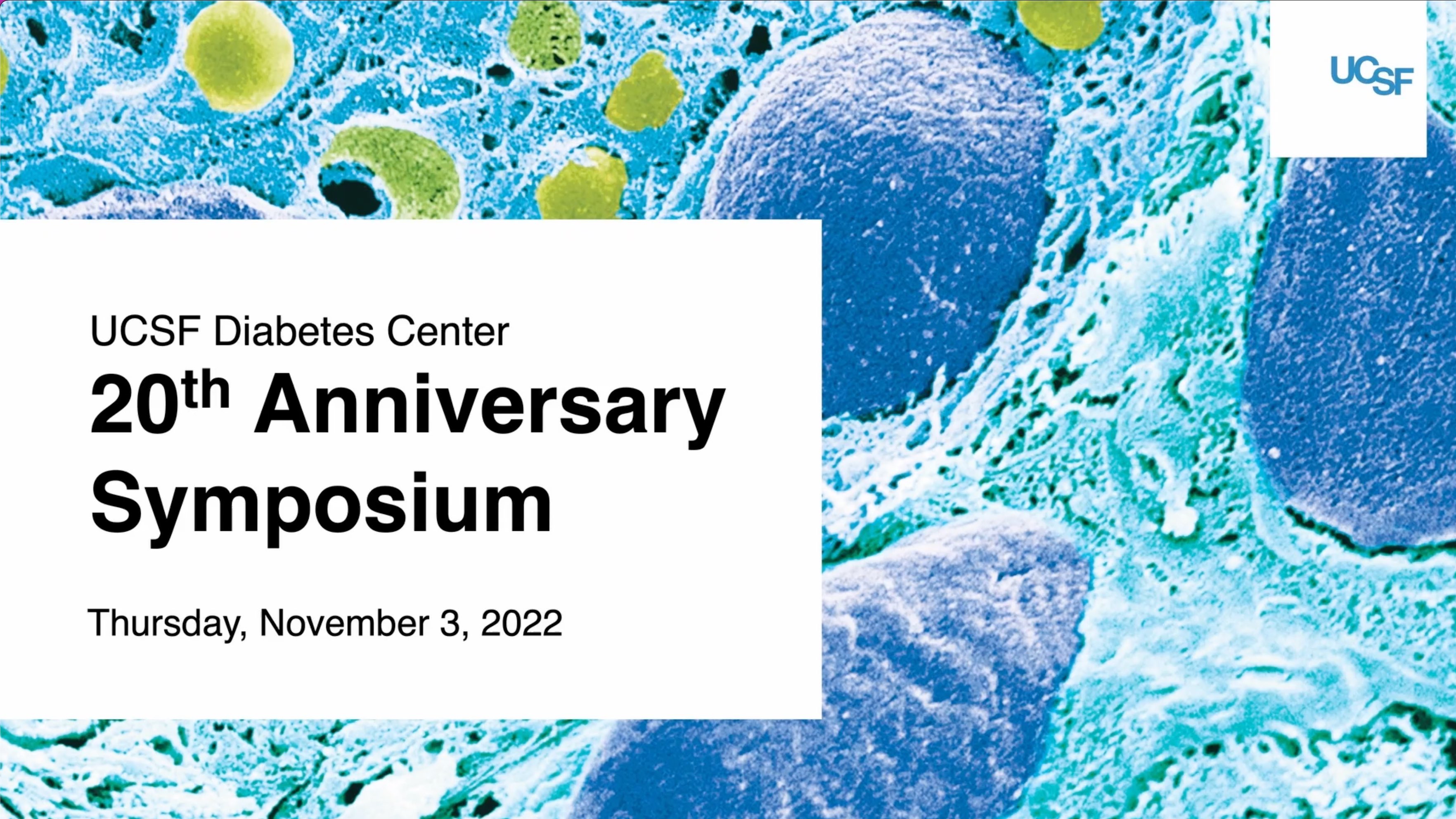 20th Anniversary Symposium Thursday November 3, 2022